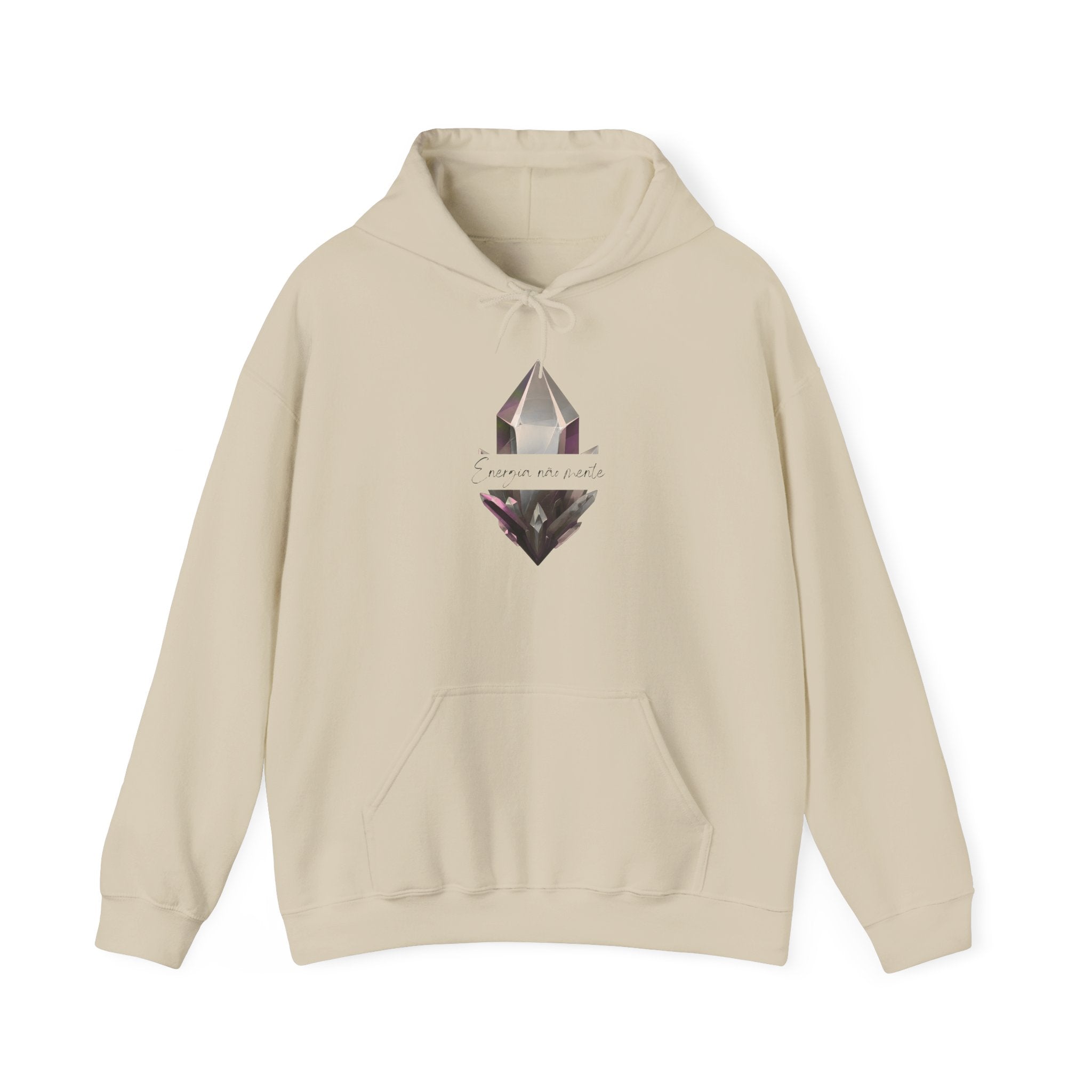 Crystal Compass Hoodie — "Sometimes We're Meant" Inspirational Graphic Hoodie